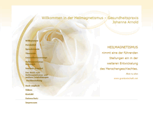 Tablet Screenshot of gesundheitspraxis-ja.de